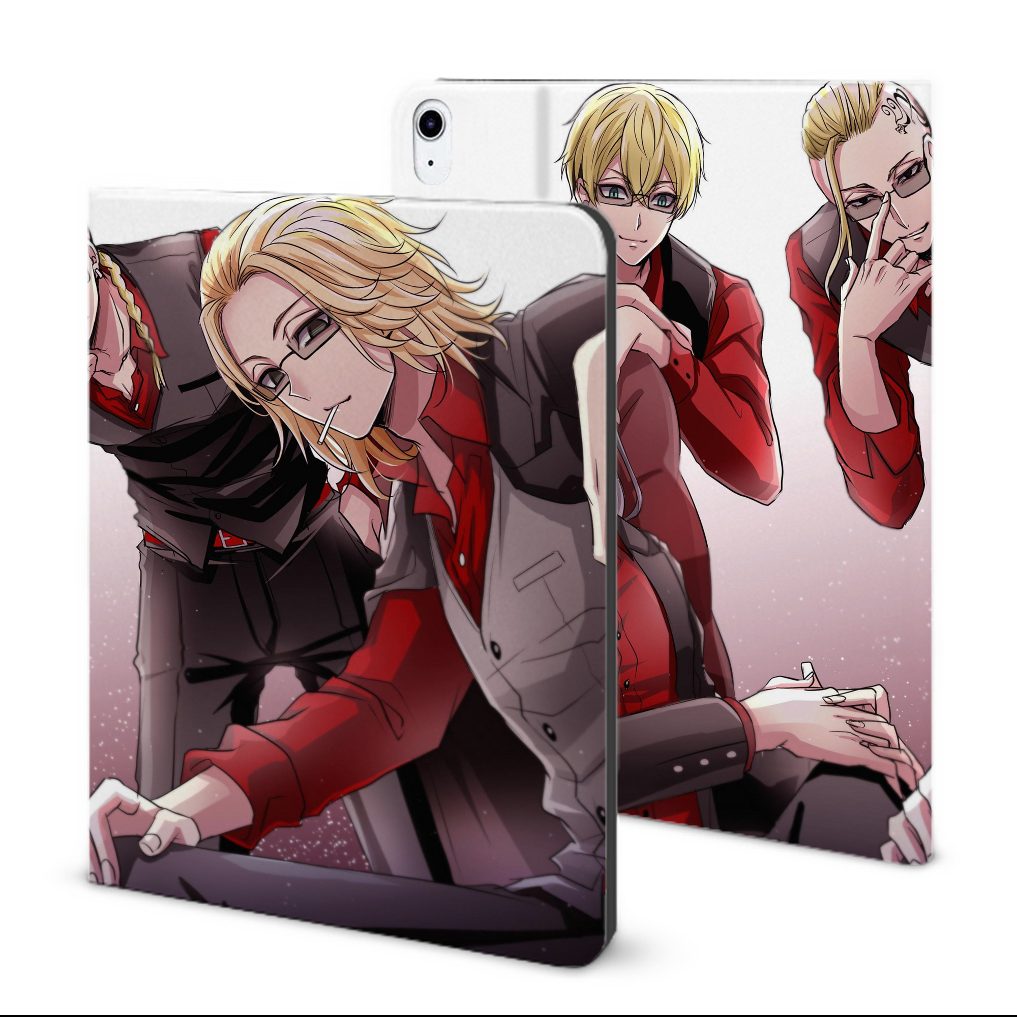 （画像用） 東京リベンジャーズ Tokyo Revengers IPad ケース ブック型 PUレザー TPU 耐衝撃 軽量 薄型 ペン収納なし 全面保護 IPad 各モデル対応